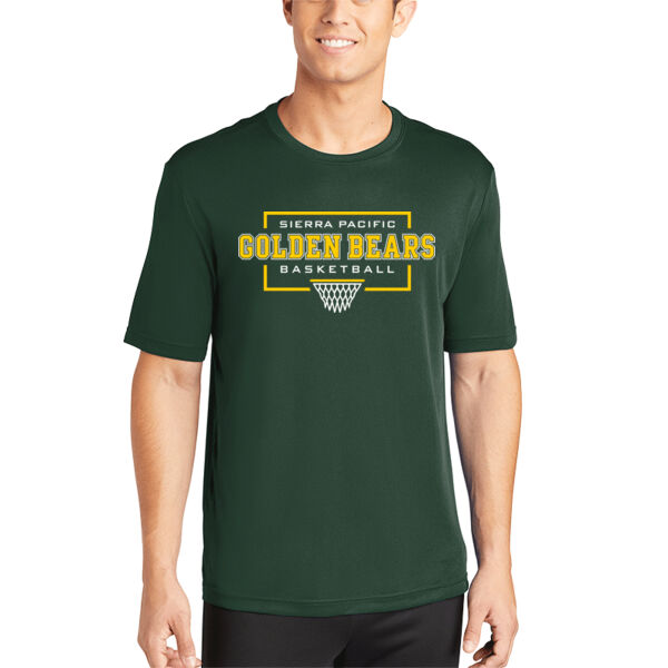Golden Bear Basketball Sport Tek Tee Thumbnail